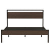 Ceres - Queen Bed With Wood Headboard & Footboard - Black And Walnut