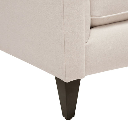 Jack - Modern Tuxedo Tufted Sofa - Sky Neutral Beige