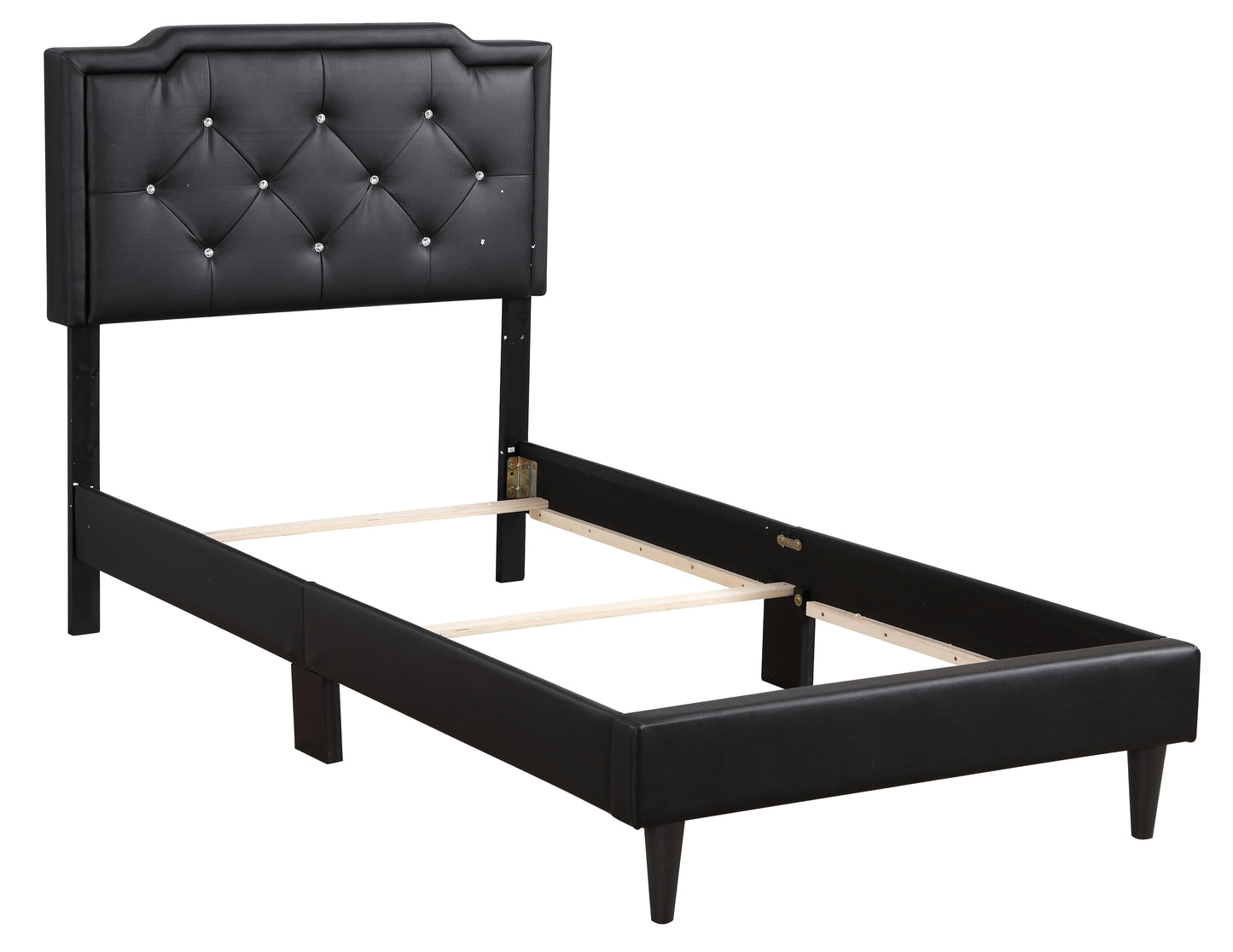 Deb - Twin Bed - Black