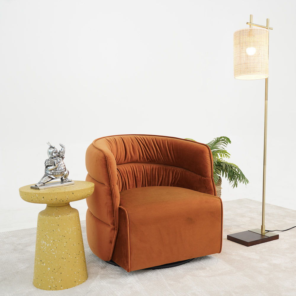 Walden - Swivel Chair - Burnt Orange