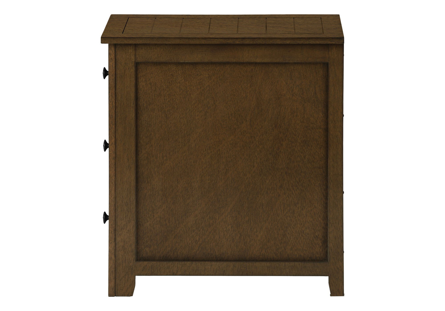 Accent End Table, Storage Drawer, Transitional - Espresso