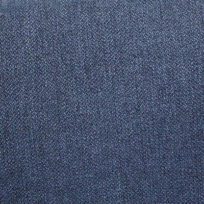Dining Side Chair Upholstered Textured Fabric (Set of 2) - Navy