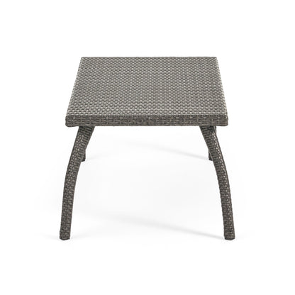 Honolulu - Modern 4 Pieces Wicker Seating Set - Gray