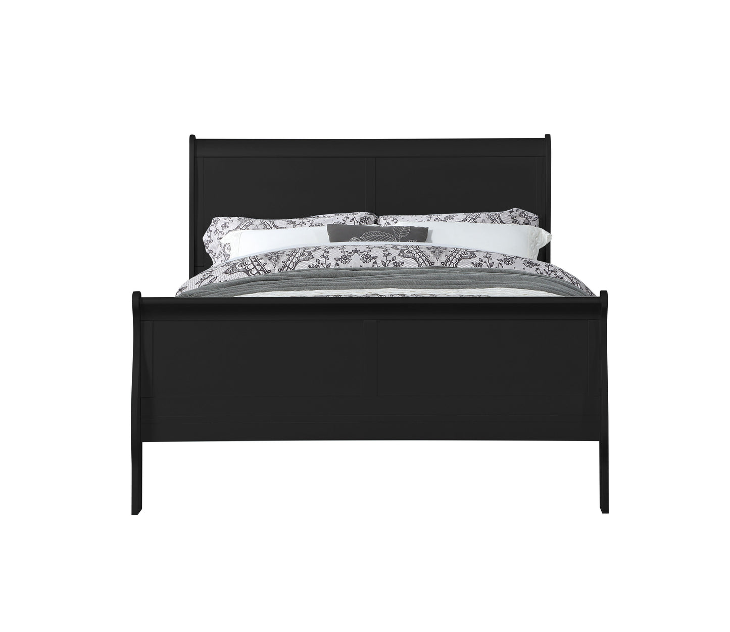 Louis Philippe - Twin Bed - Black