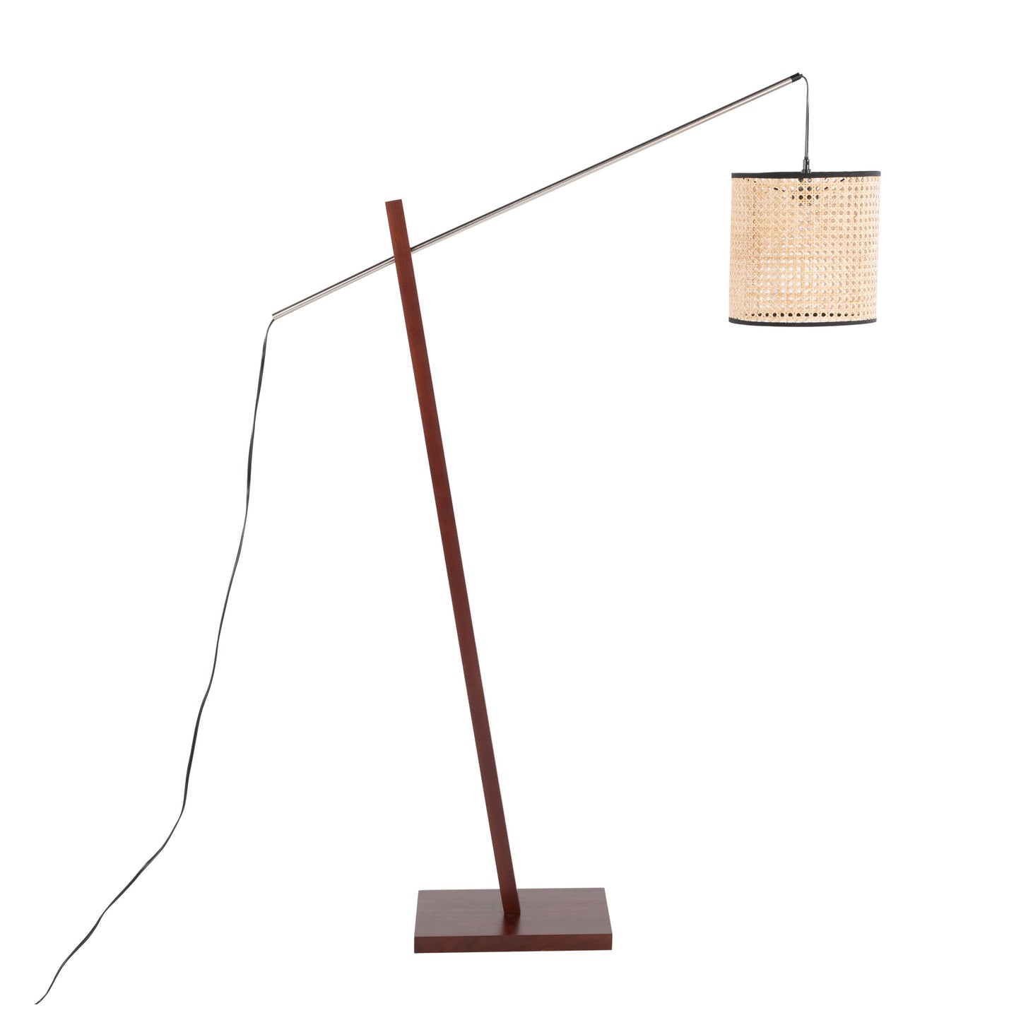 Arturo - Contemporary Floor Lamp - Walnut