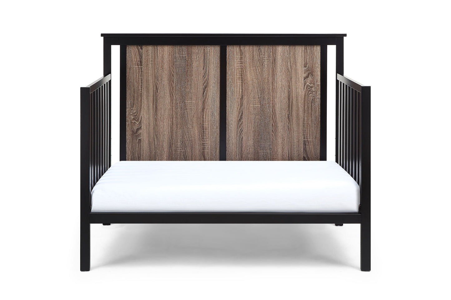 Connelly - 4 In 1 Convertible Crib - Black / Vintage Walnut