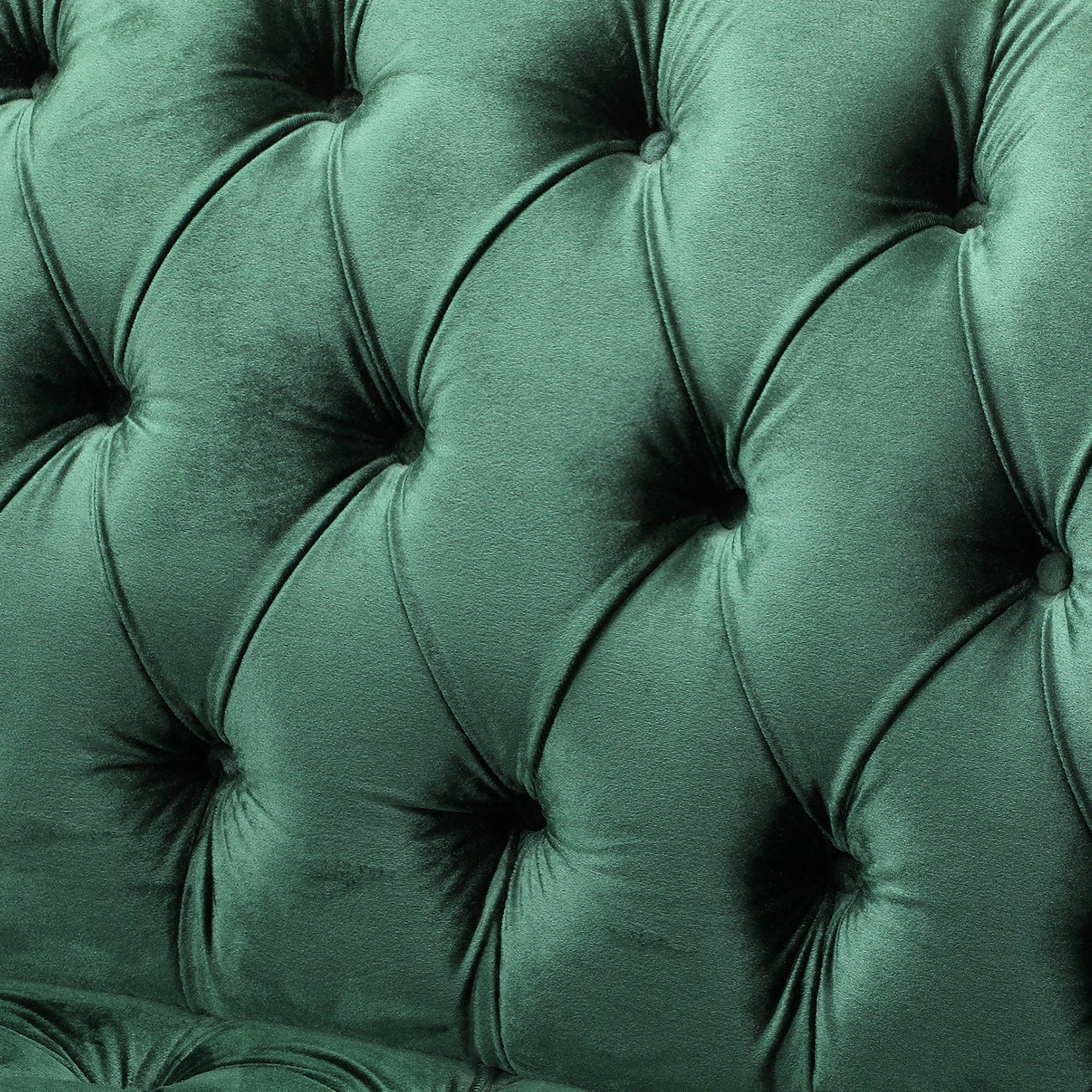Comfy 3 Seat Sofa With Wooden Legs, For Living Room And Study - Emerald