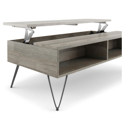 Hunter - Lift Top Coffee Table - Gray