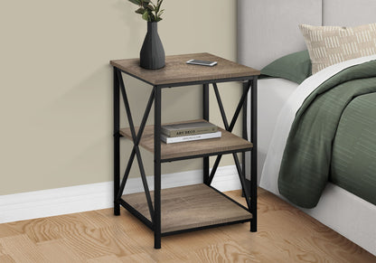 Accent Table, Side Contemporary & Modern - Taupe