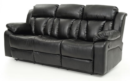 Daria - Reclining Sofa - Black