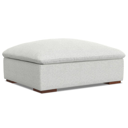 Jasmine - 2 Seater Sofa And Ottoman - Gray