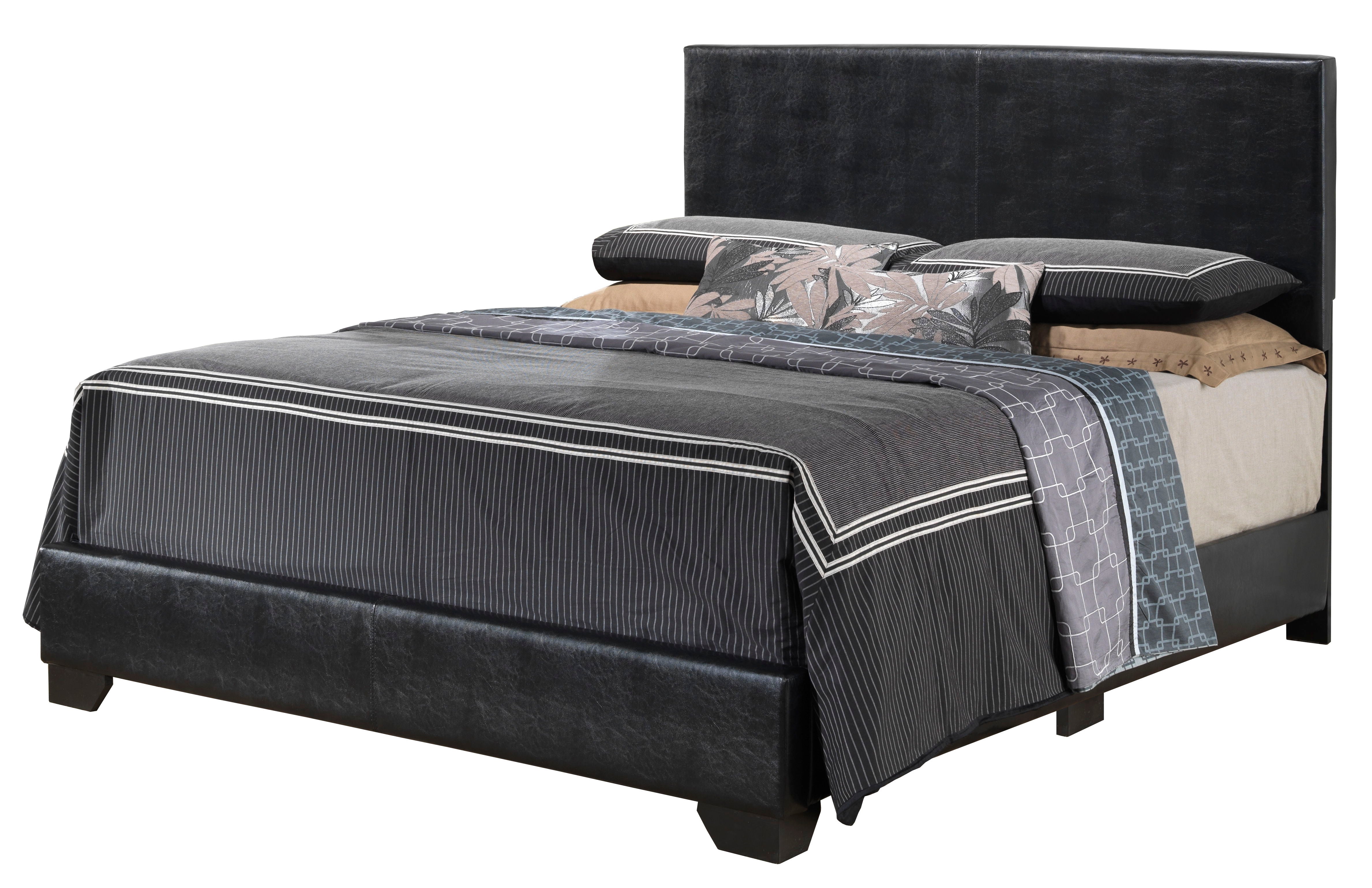 Queen Bed For Casual Spaces Elegant - Black