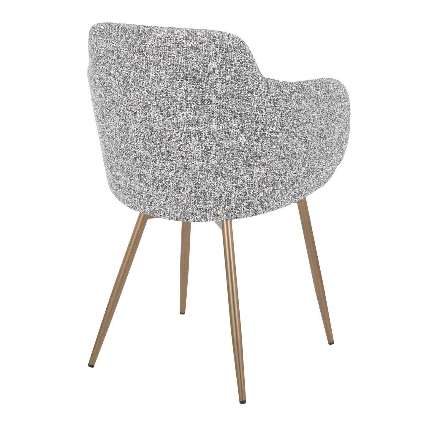 Boyne - Contemporary Chair (Set of 2) - Antique Copper / Dark Gray