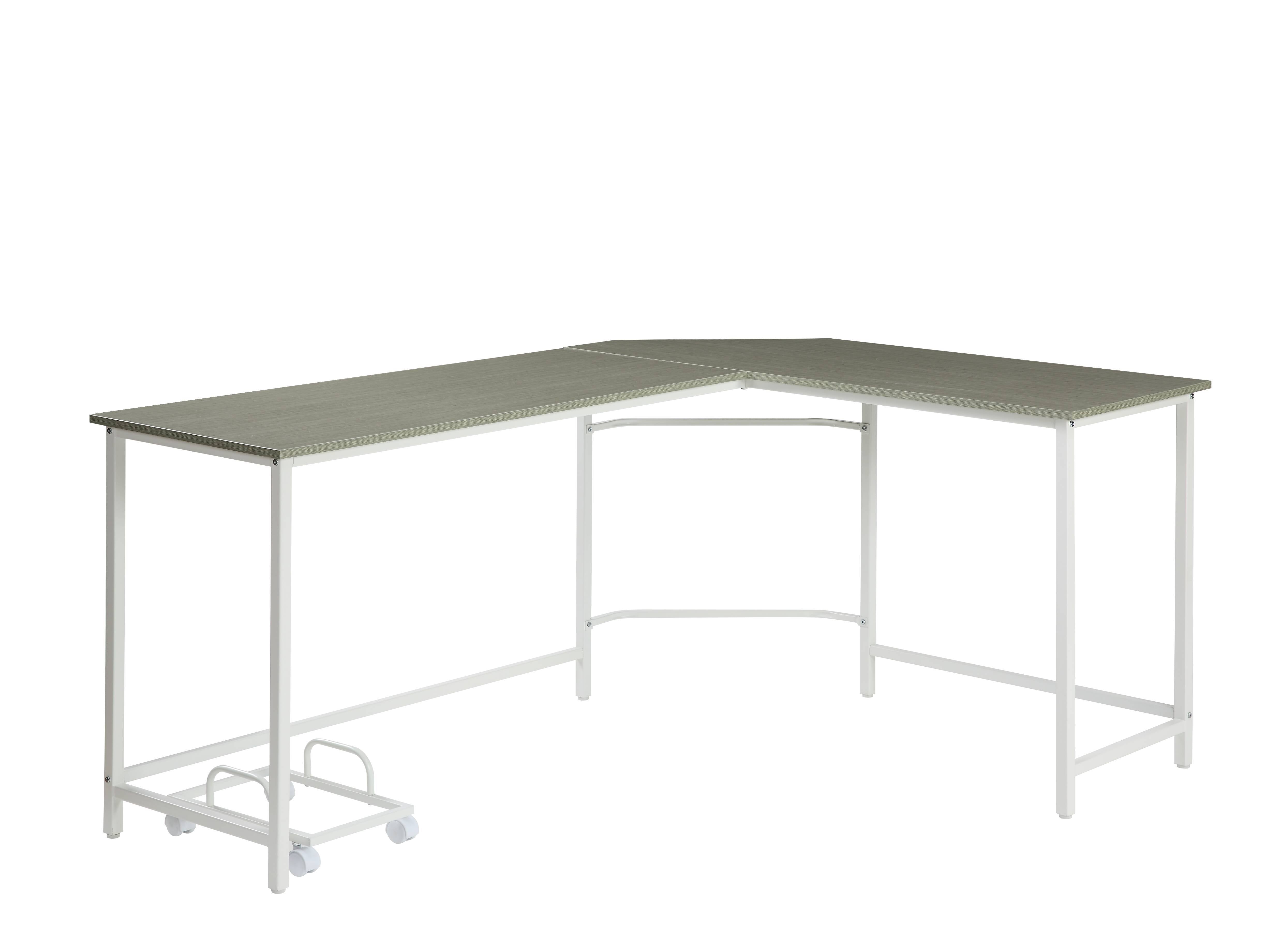 Bambina - Computer Desk - Gray / White