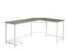 Bambina - Computer Desk - Gray / White
