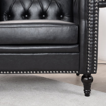1 Seater Sofa - Black