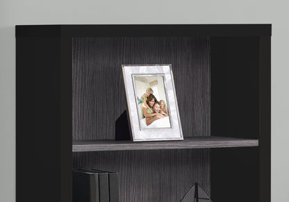 Bookshelf, Bookcase, Etagere, 5 Tier, For Office, Contemporary & Modern - Black