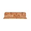 Burl - Wood Floating Wall Shelf - Brown