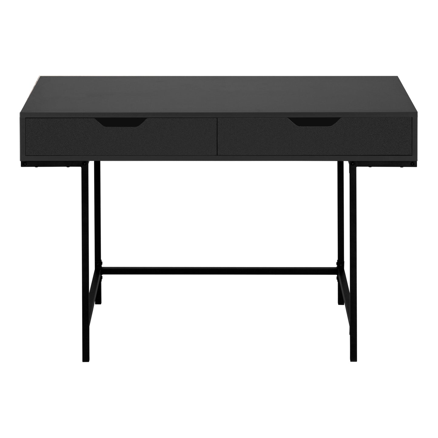 Computer Desk For Home Office, Laptop, Storage Drawers, Modern - Black