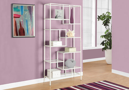 Bookshelf, Bookcase, Etagere, For Office, Contemporary & Modern - White