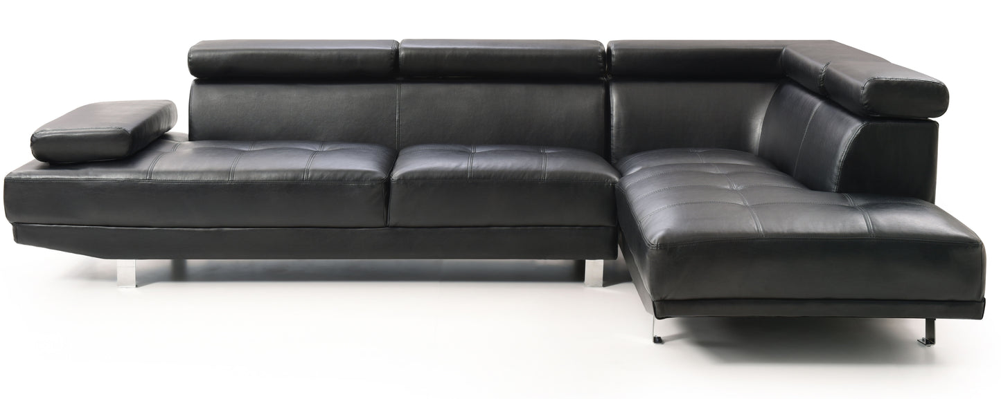 Riveredge - Sectional - Black