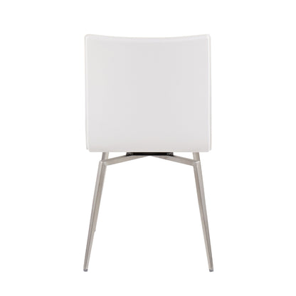 Mason - Contemporary Upholstered Chair (Set of 2) - White