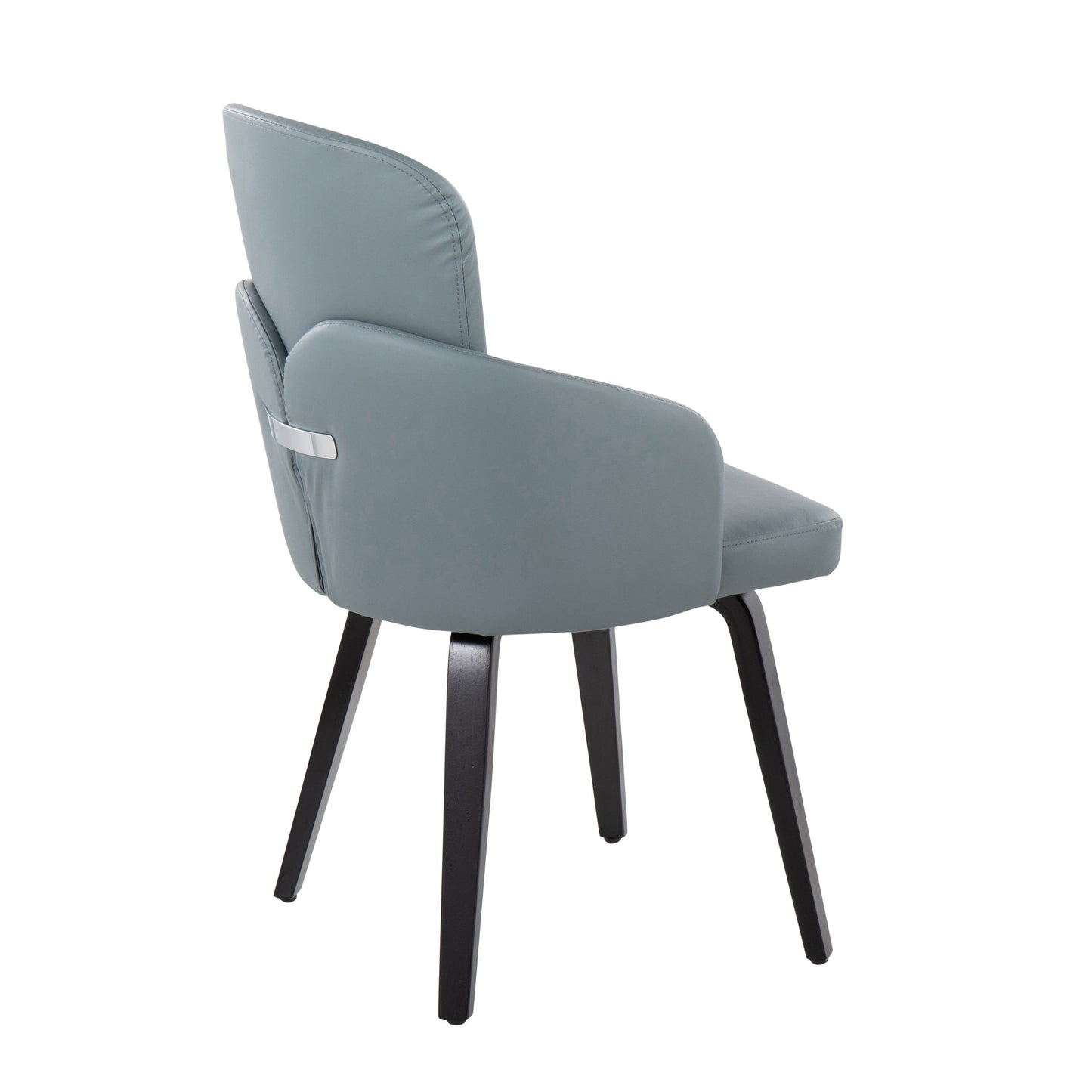 Dahlia - Contemporary Dining Chair (Set of 2) - Black / Gray