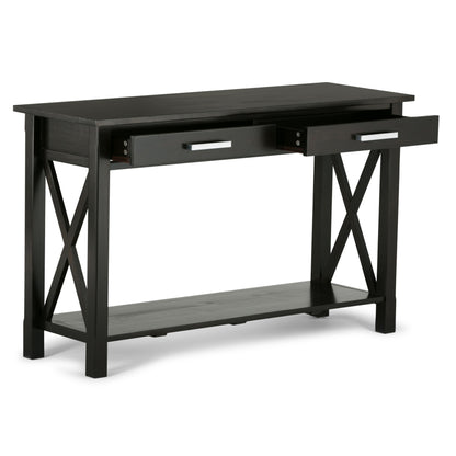 Kitchener - Console Sofa Table - Hickory Brown