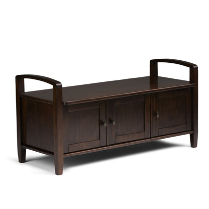 Warm Shaker - Entryway Storage Bench - Tobacco Brown