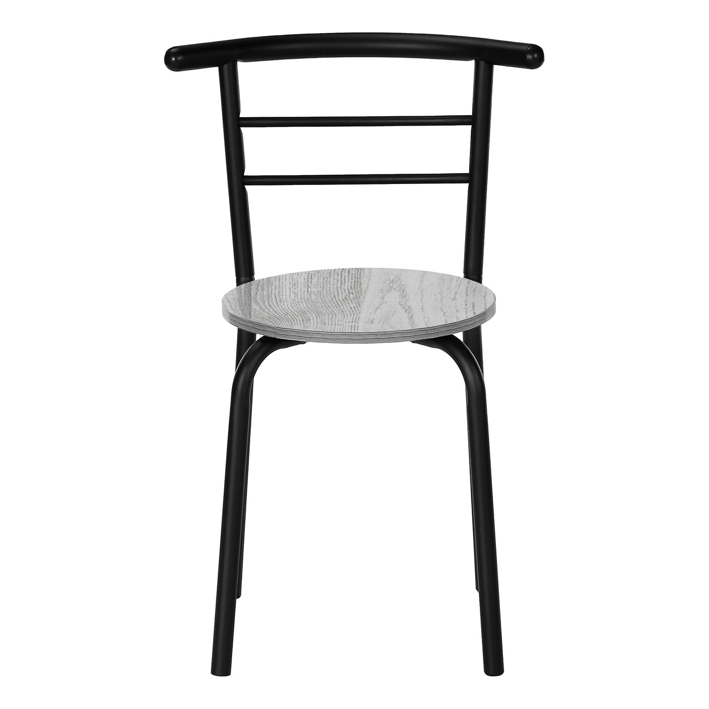 3 Pieces Dining Table Set, Small, Contemporary & Modern - Gray