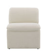 Jaeda - Innovative EleganceAccent Chair In Curved Shape - Beige