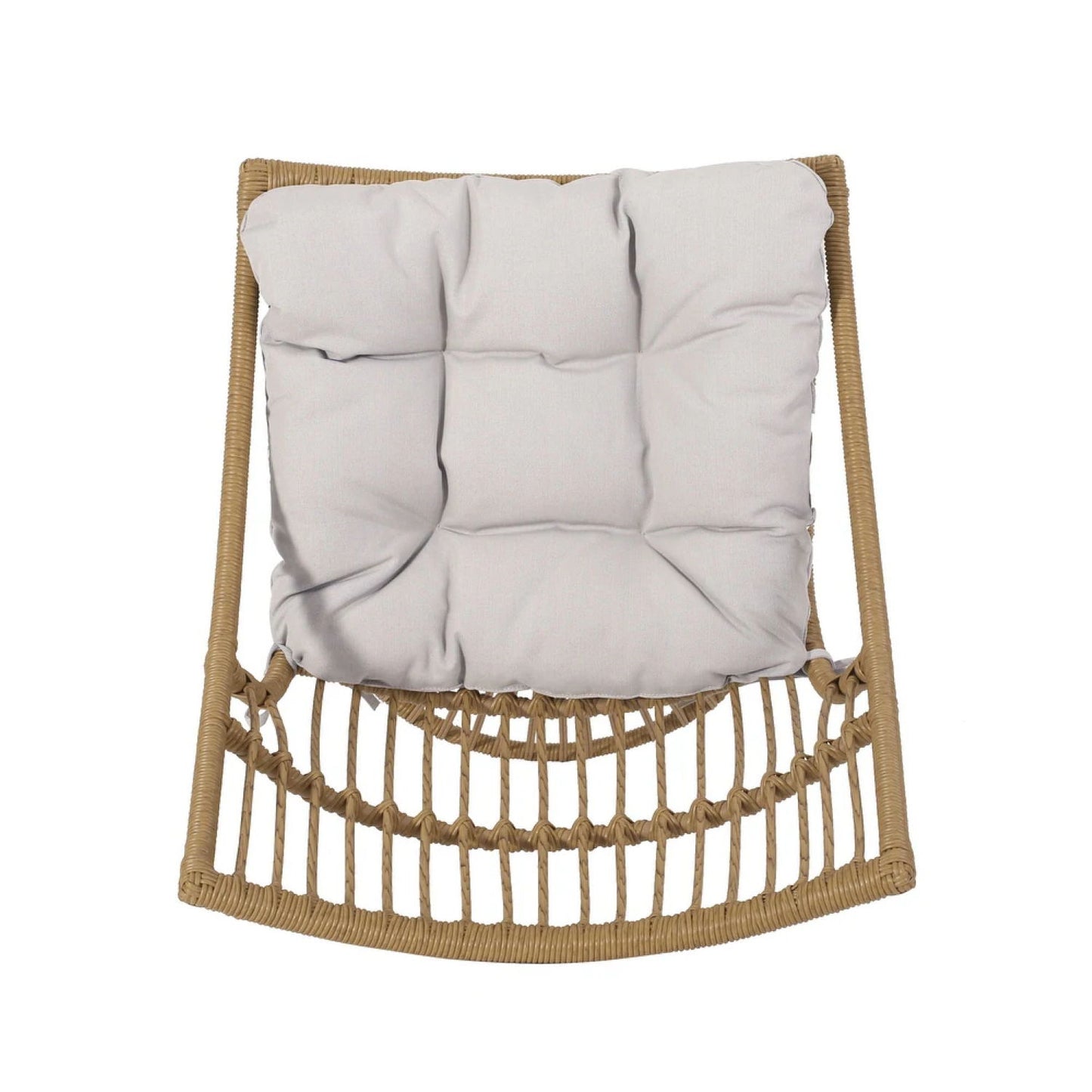 Elaine - Chair & Side Table - Light Brown