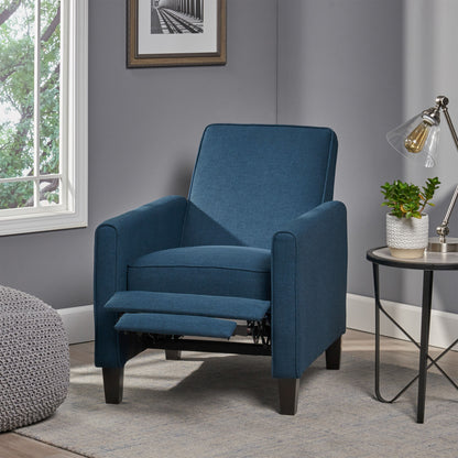 Push Back Chair For Elegant Home - Navy Blue