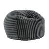 Sky Luxe - Minky Gunmetal Memory Foam Lounger - Gray