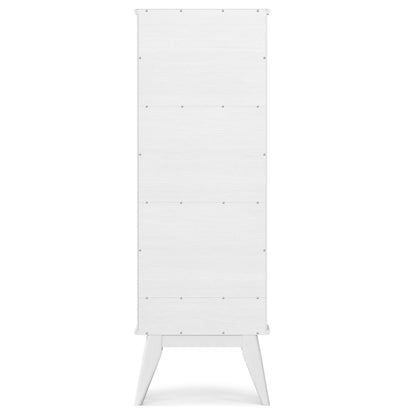 Draper - Mid Century Bookcase And Storage Unit - White