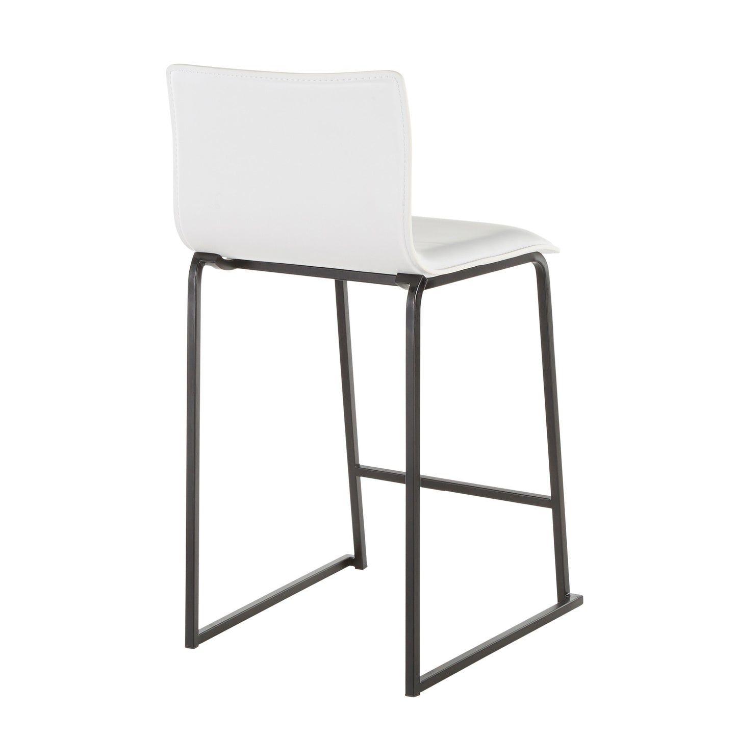 Mara - Contemporary Counter Stool (Set of 2) - Black / White