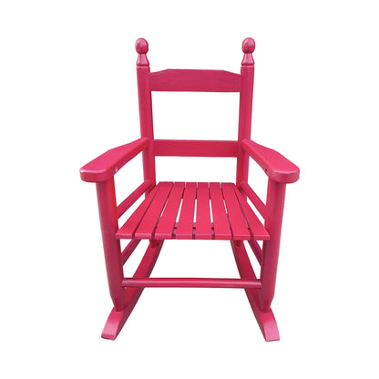 Children's Rocking Chair Indoor Or Outdoor, Suitable For Kids, Durable - Red