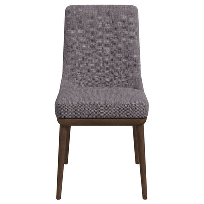 Kate - Mid-Century Modern Dining Chair (Set of 2) - Fabric - Gray