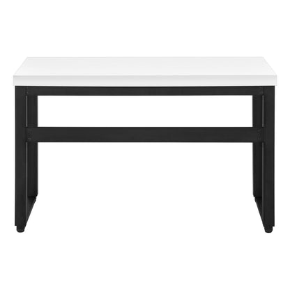 Computer Desk, Home Office, Standing, Adjustable, Laptop, Contemporary And Modern - White / Black