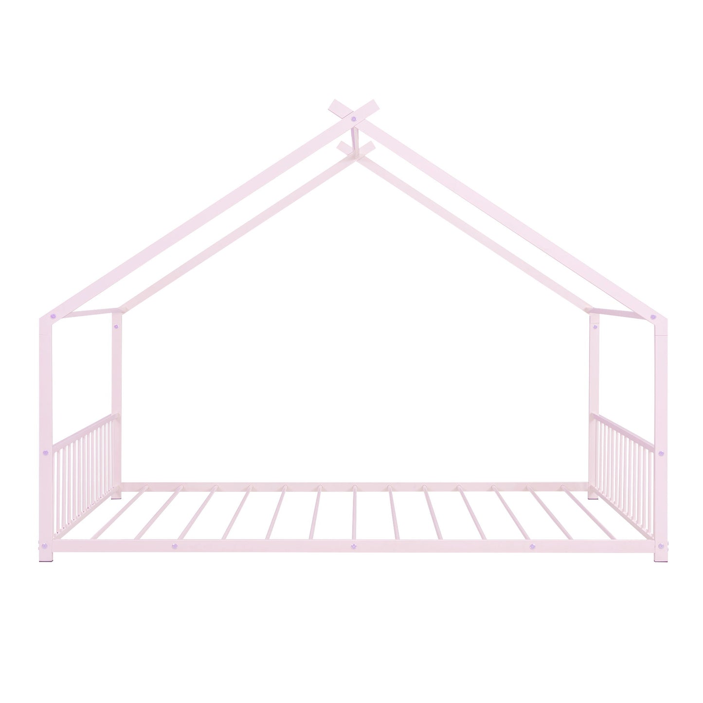 Full Size House Bed - Pink