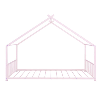 Full Size House Bed - Pink