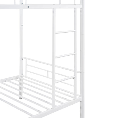 Twin Over Twin Bunk Bed - White