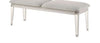 Laveda - Boucle Bench - Light Gray / White