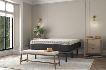 Copper Lux Hybrid - 14" King Mattress With Copper Infused Contouring Memory Comfort Layer and Supportive Coil System - Black / Gray