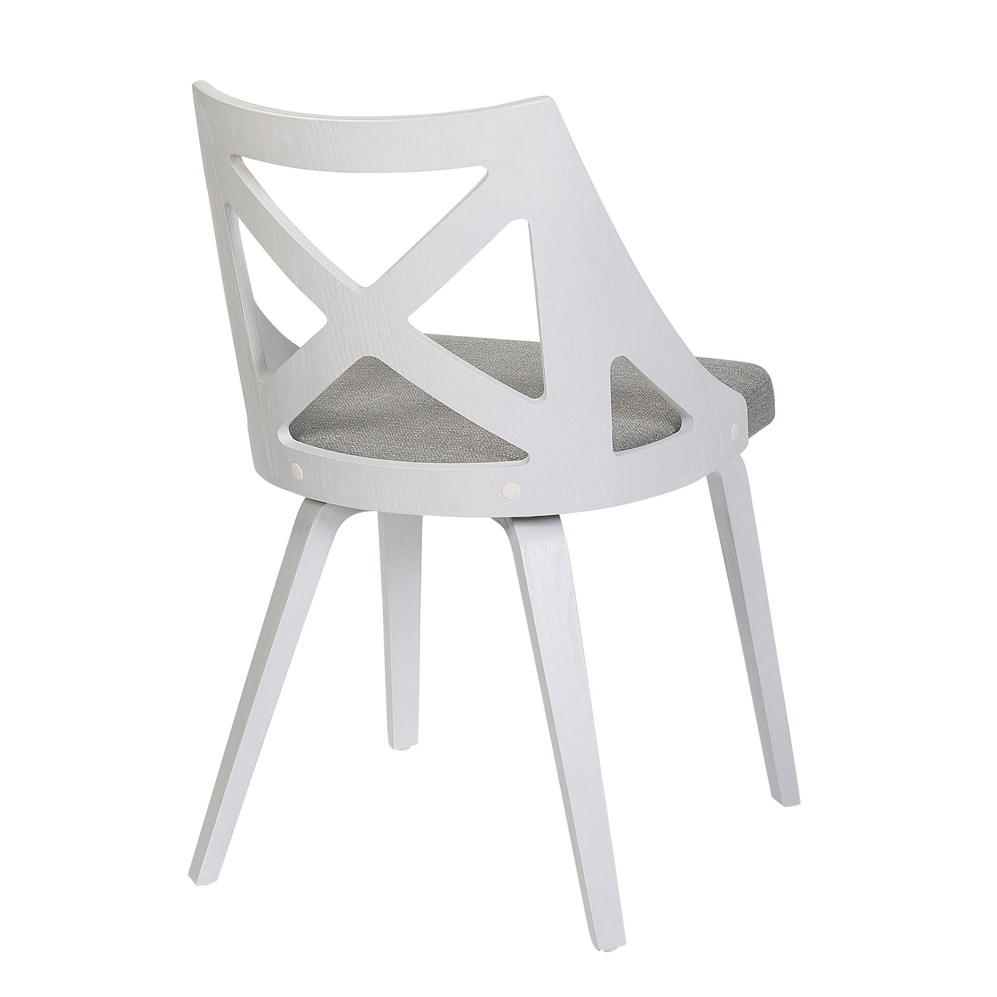 Charlotte - Farmhouse Chair (Set of 2) - White / Light Gray