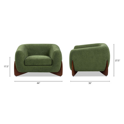 Alpine - Sherpa Arm Chair - Moss Green
