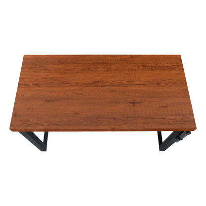 Computer Desk, Home Office, Standing, Adjustable, Laptop, Contemporary & Modern - Cherry