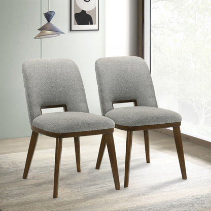 Blake - Dining Chair (Set of 2) - Brown / Light Gray