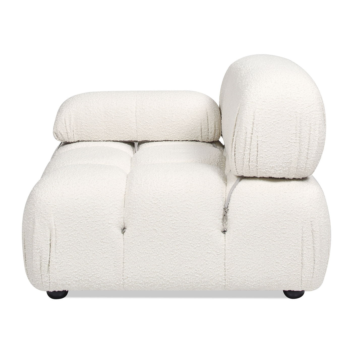 Marcel - Bubble Modular Modern Lounge Arm Chair - Ivory White