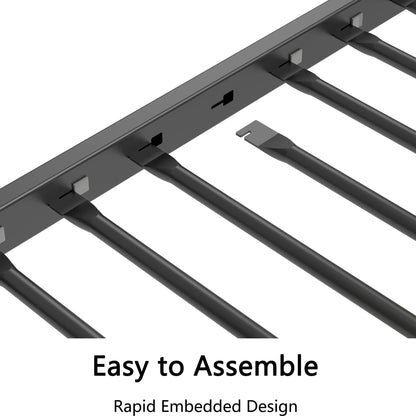 Adam - Twin Over Full Metal Bunk Bed - Black Metal